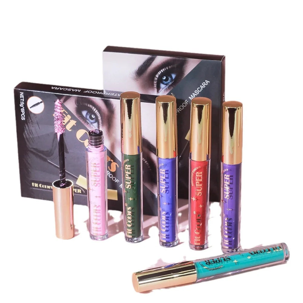 6-Color 3D Mascara Set