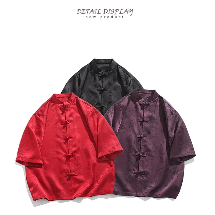 Phoenix Jacquard Hanfu Shirt