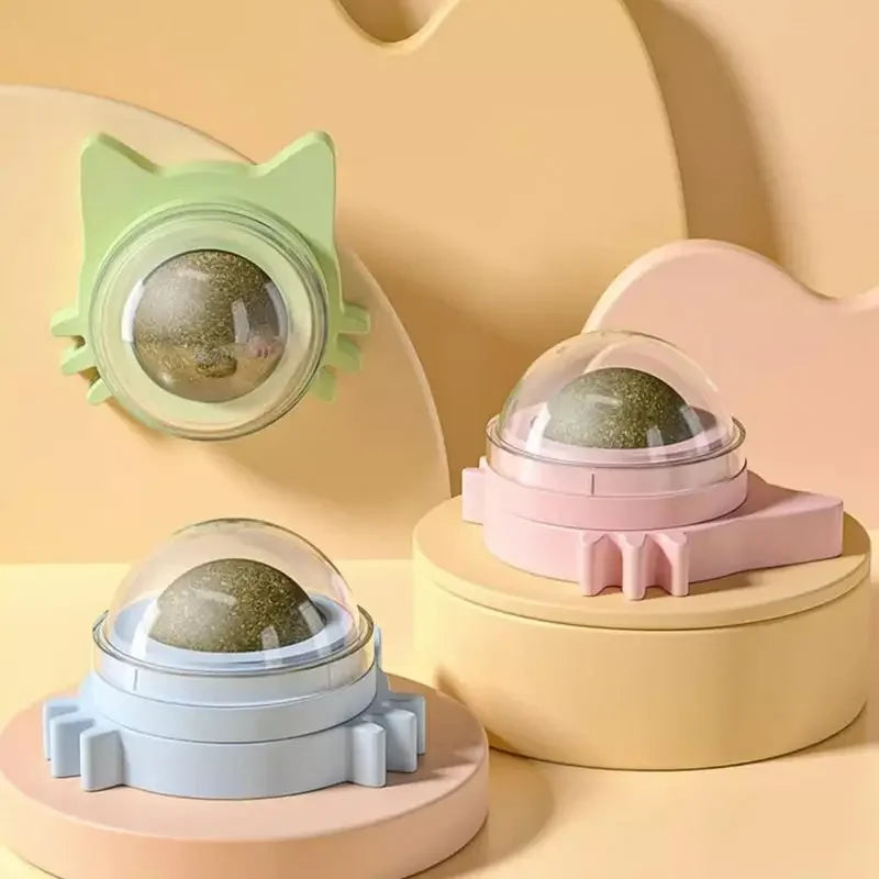 Lickable Catnip Balls: Fun Snacks for Dental Health