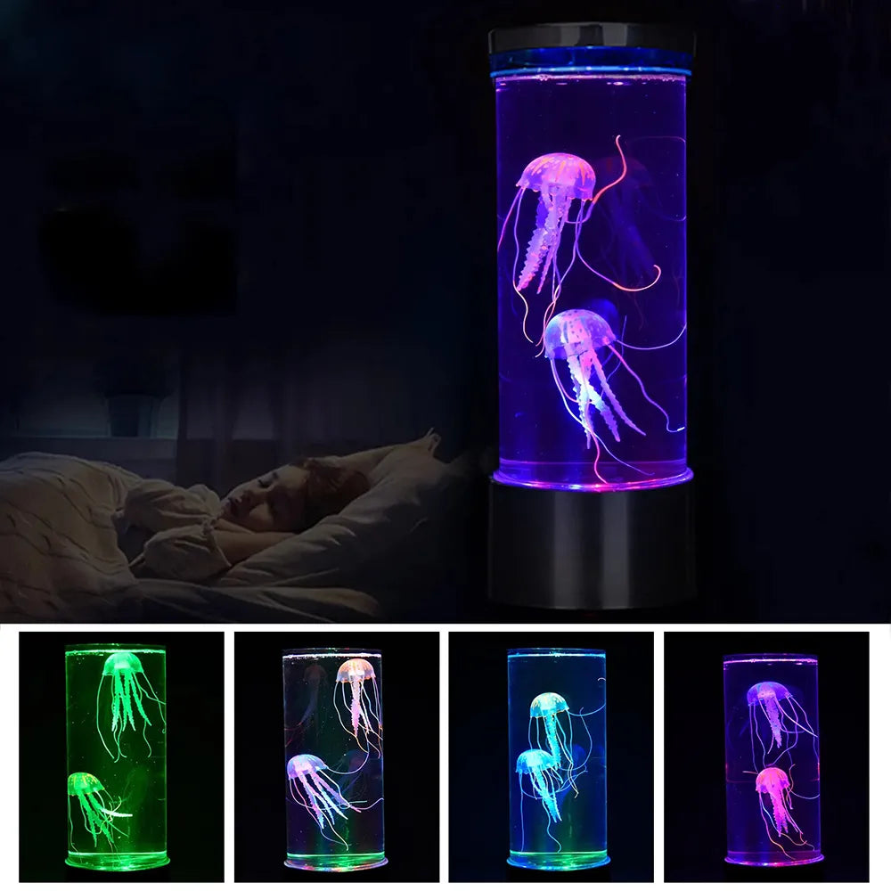 Jellyfish Lamp USB/Battery Powered Night Light