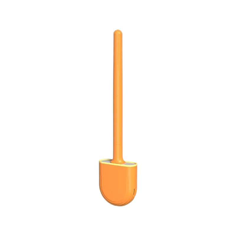 Wall-Mounted Silicone Toilet Brush