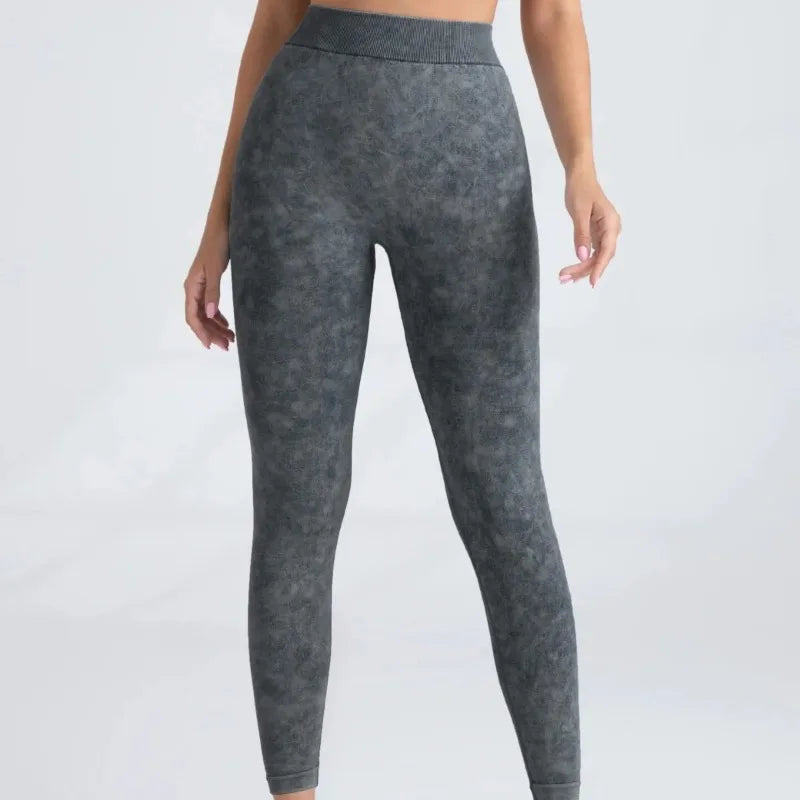 Seamless V-Back Leggings Set
