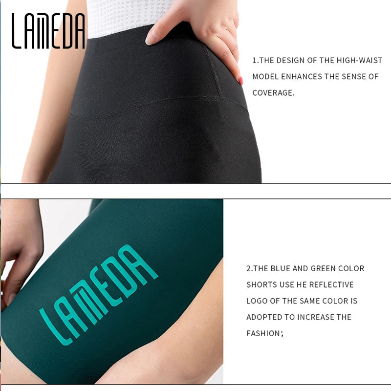 High Waist Padded Cycling Shorts