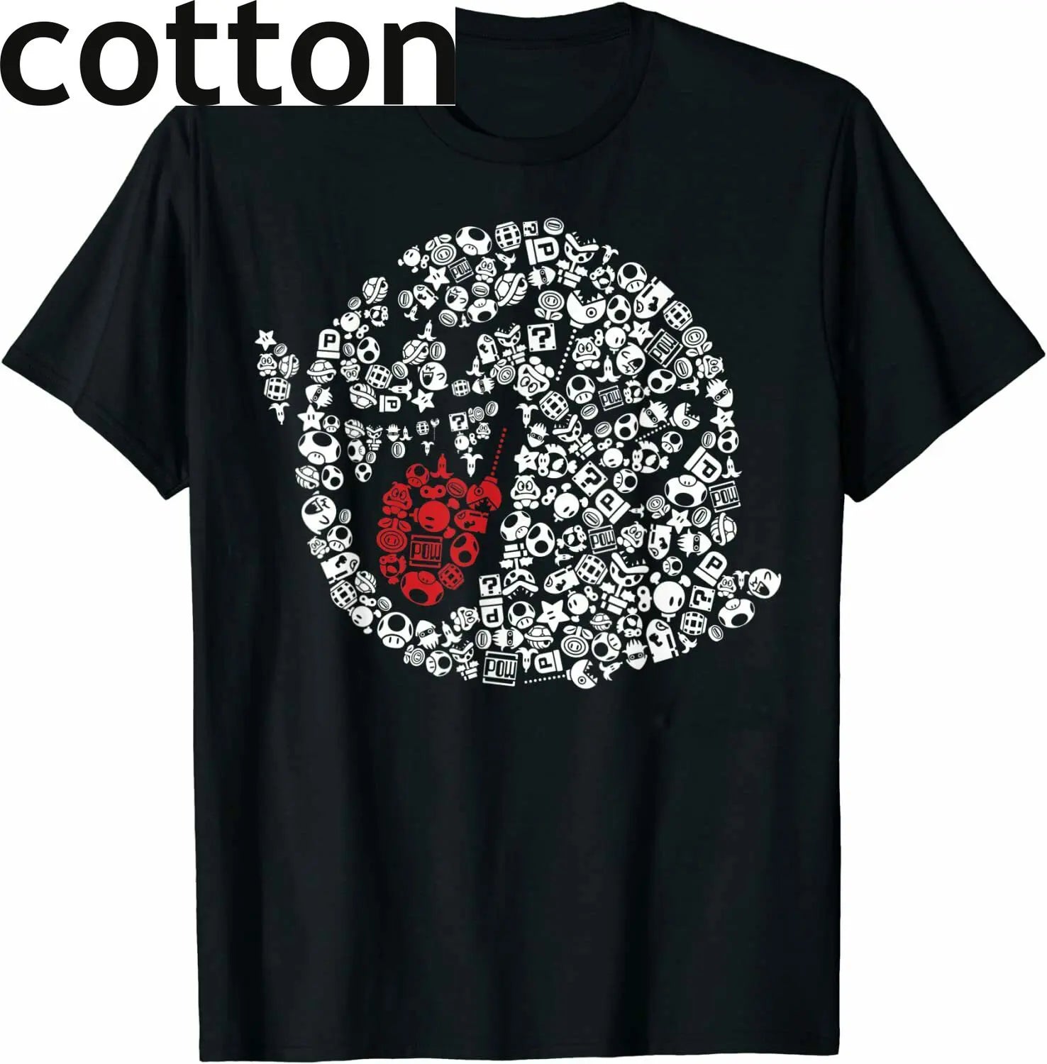 Funny Boo Graphic Cotton T-Shirt