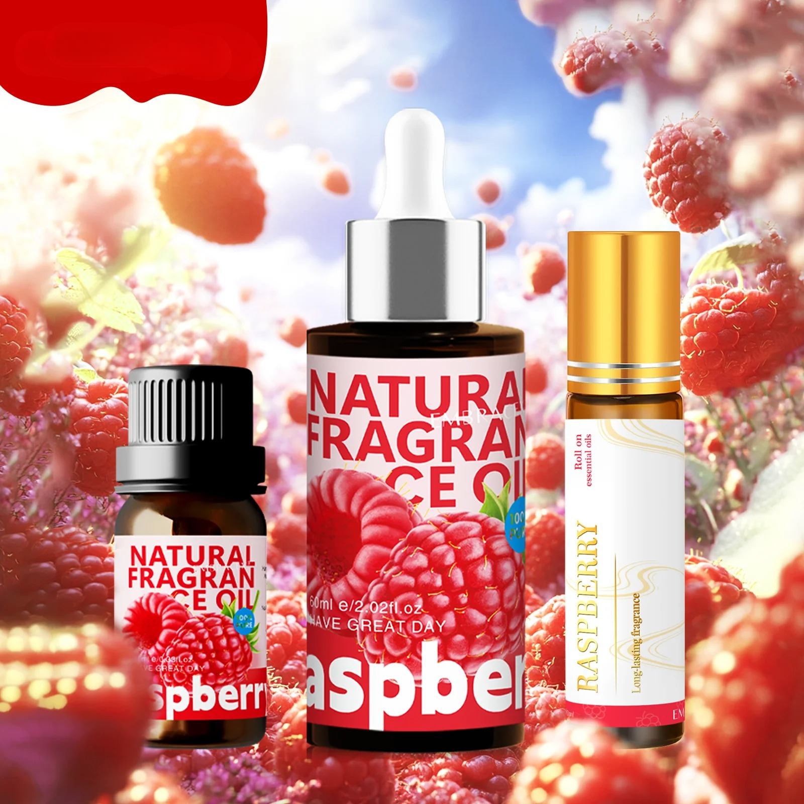 Raspberry Essential Oil Set