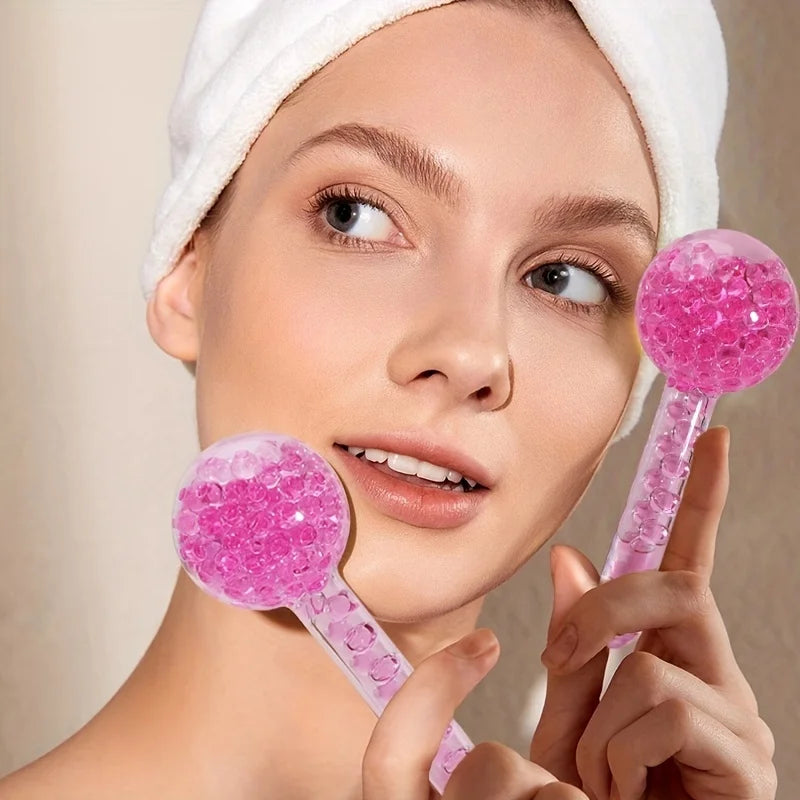 2-Piece LCE Cooling Globes Facial Massager