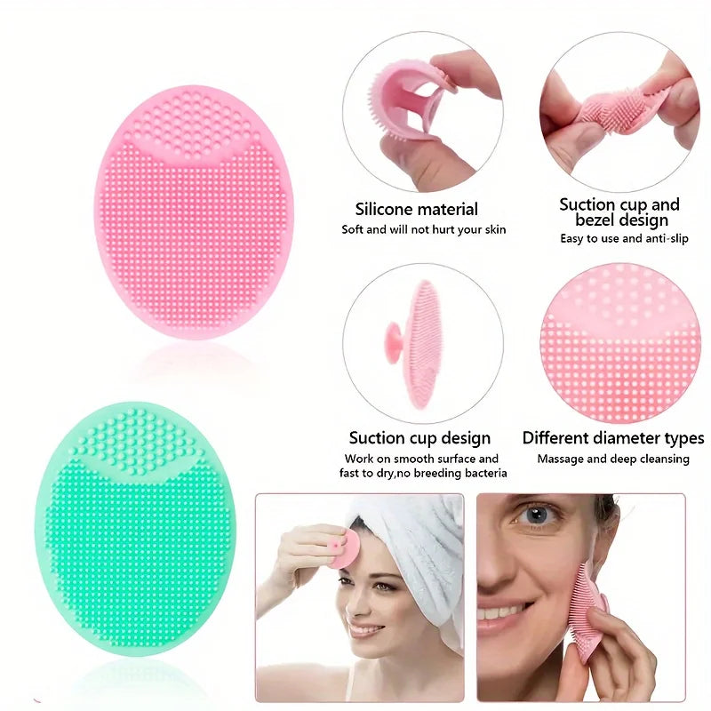 6-Piece Silicone Face Brush Set
