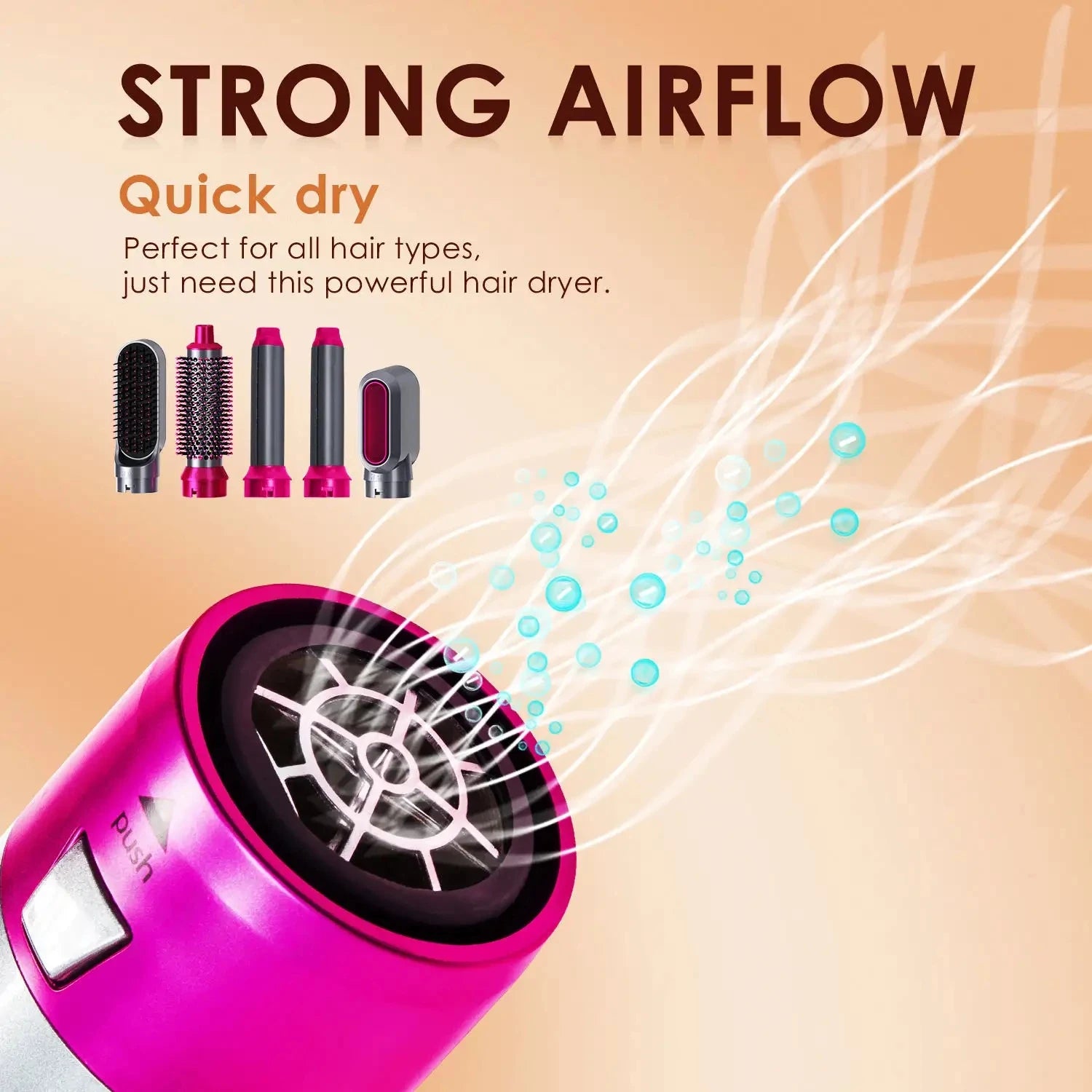 5-in-1 Electric Hair Dryer Brush Kit