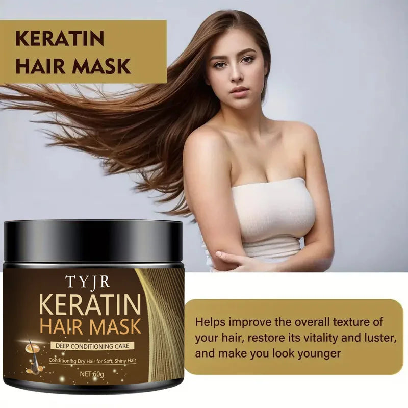 Keratin Hair Mask Professional Deep Repair Treatment