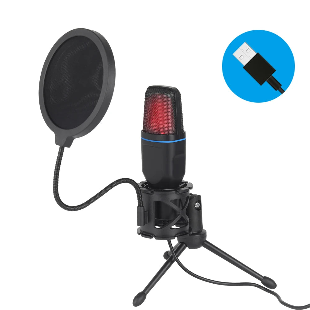RGB USB Condenser Microphone