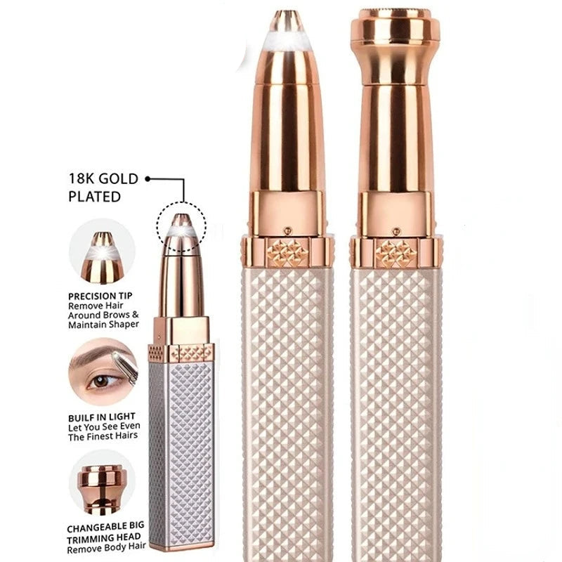 Portable Rechargeable Precision Trimmer for Face