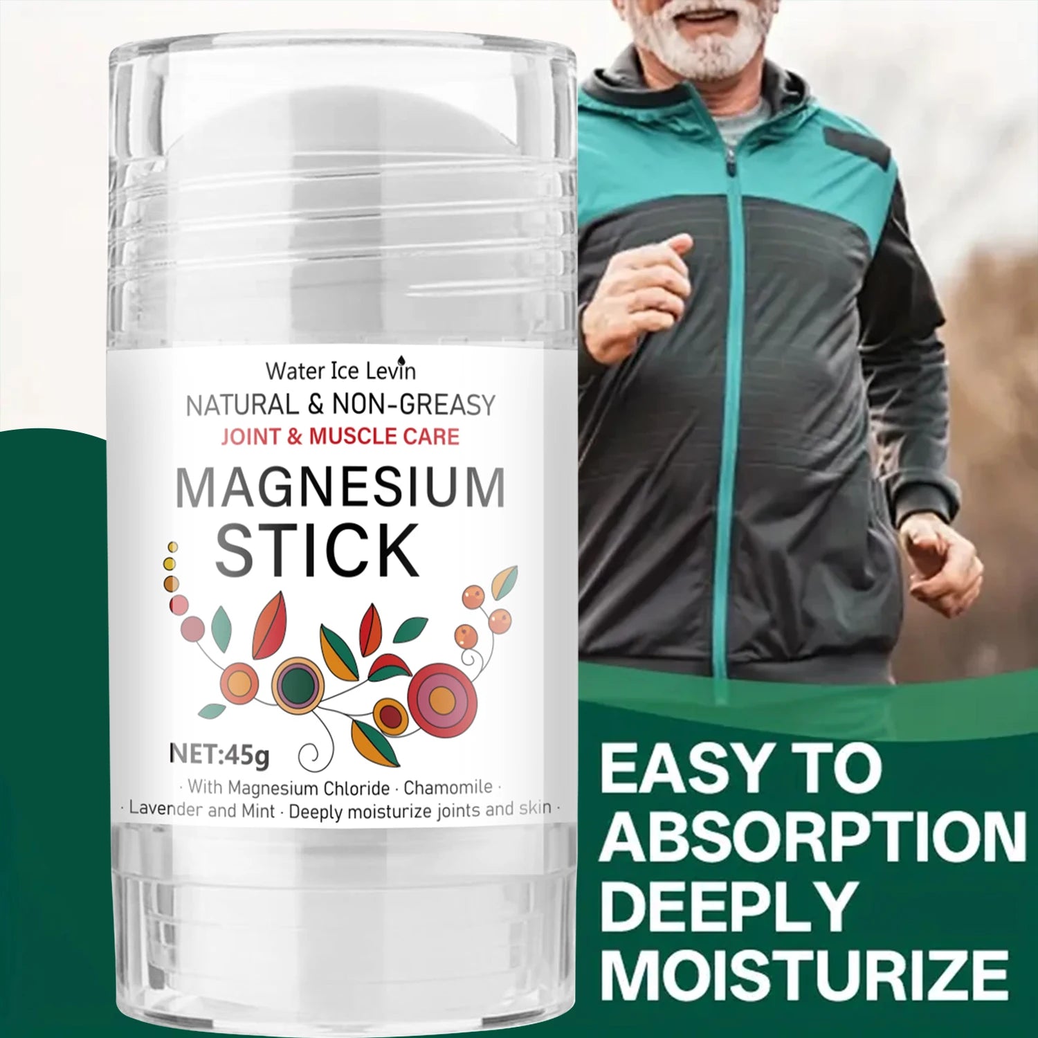 Natural Magnesium Muscle Relief Stick