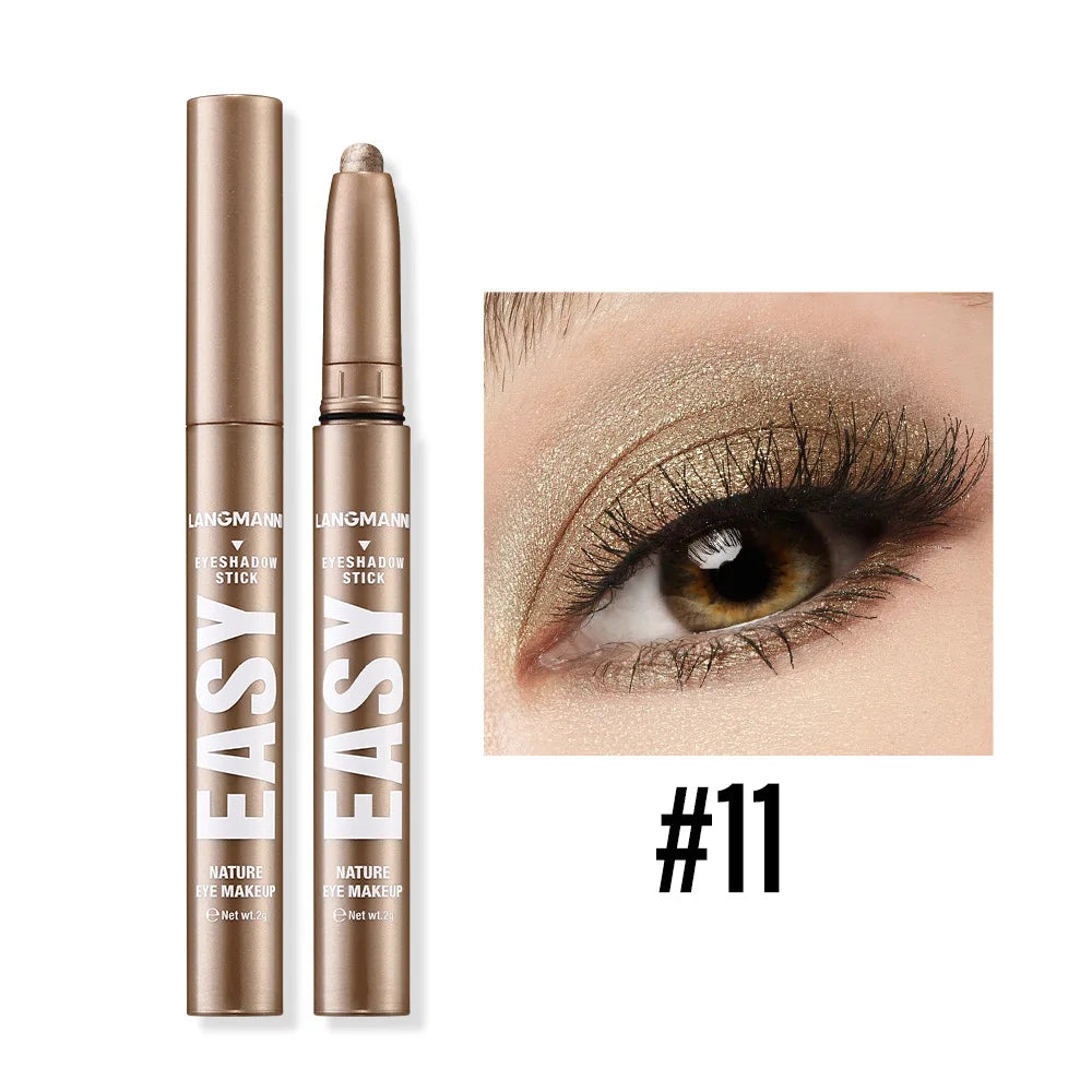 Metallic Grey-Blue Eyeshadow Stick