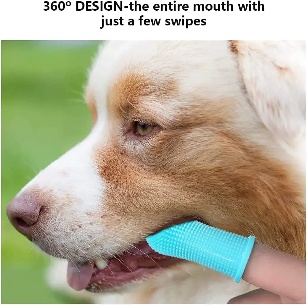 Soft Silicone Pet Finger Toothbrush