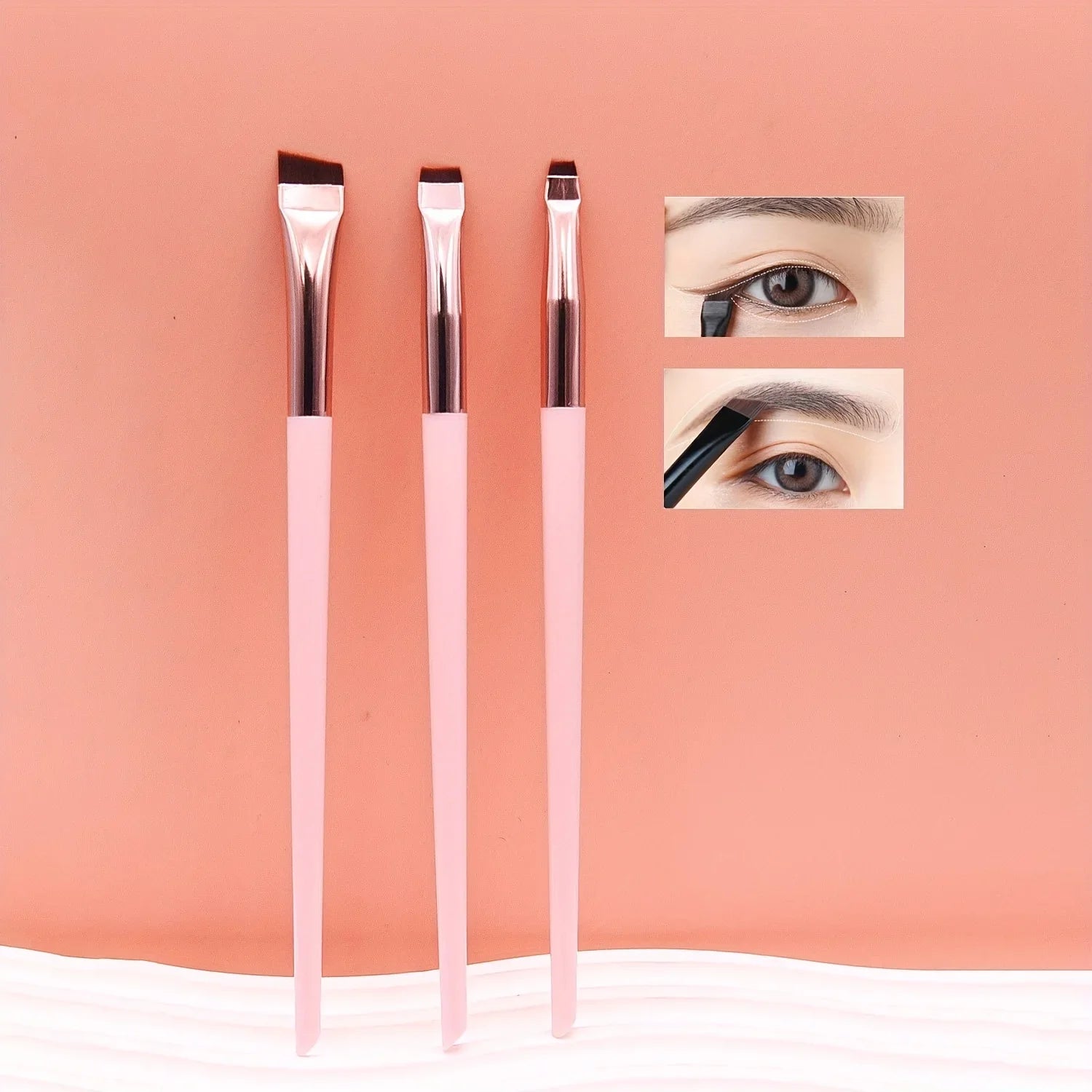 3-Piece Makeup Brush Set