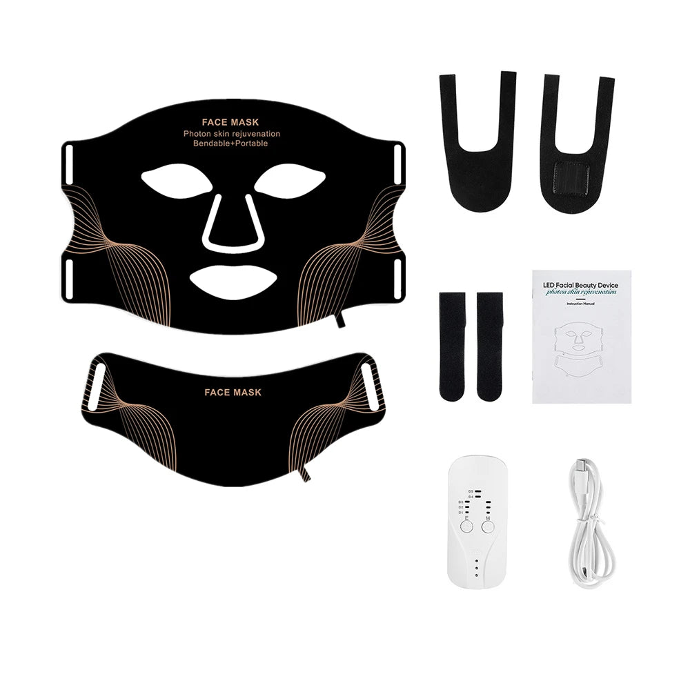 Silicone LED Face and Neck Mask