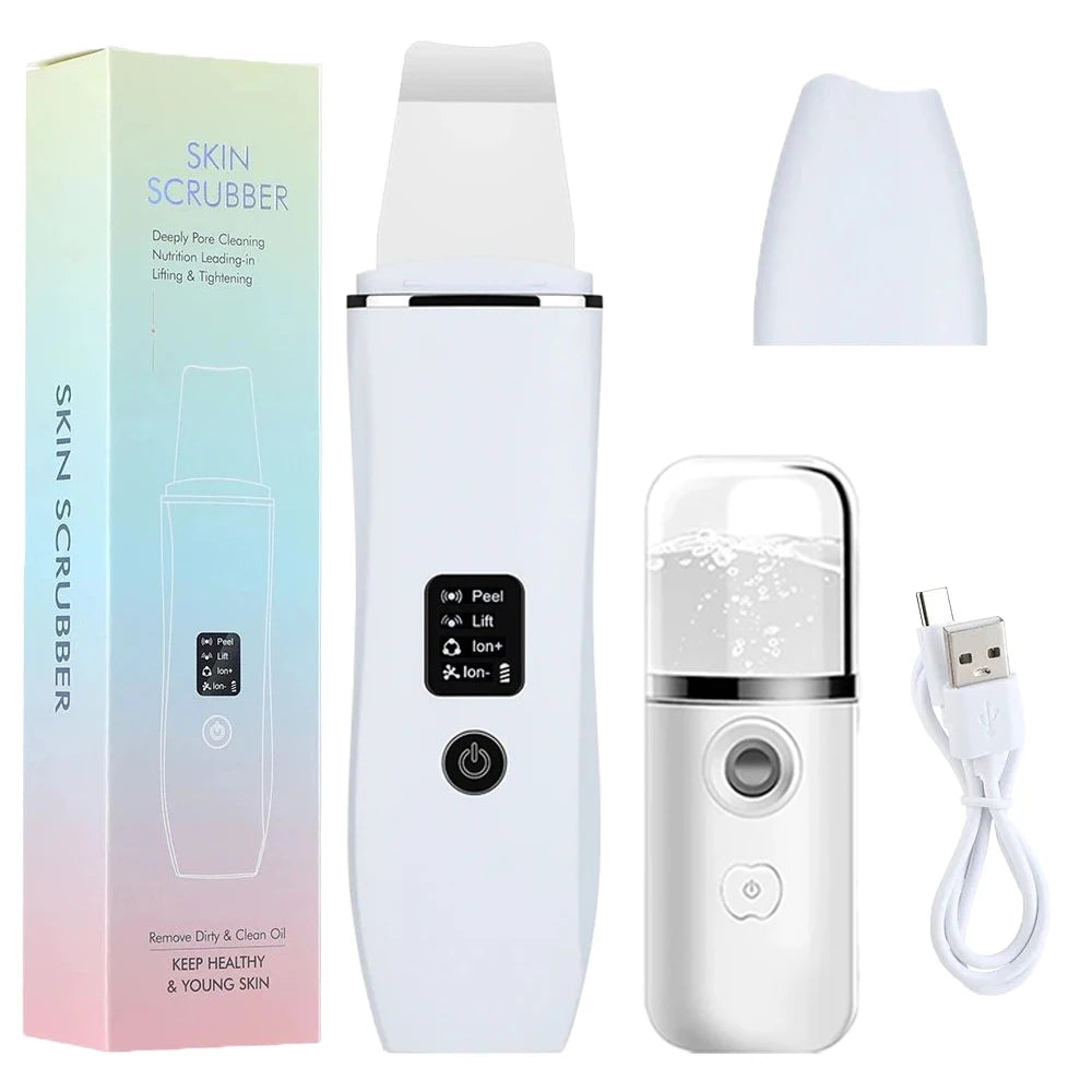 Ultrasonic Facial Skin Scrubber