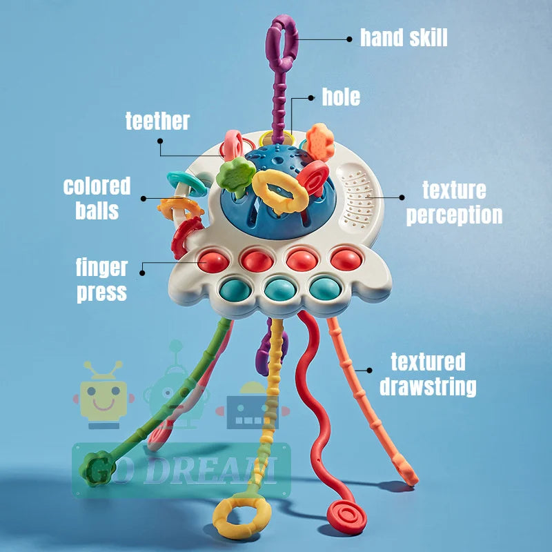 Educational Pull String Learning Toy