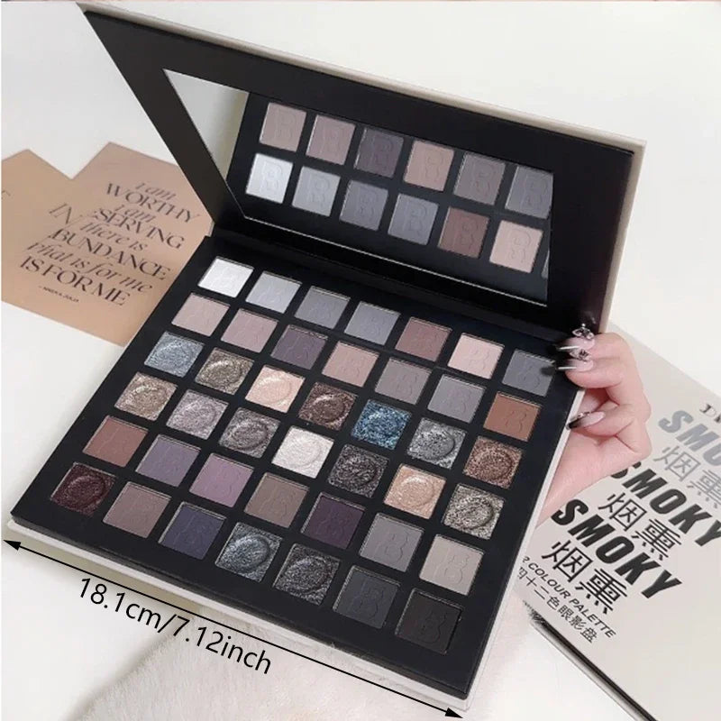 42-Color Matte and Shimmer Eyeshadow Palette