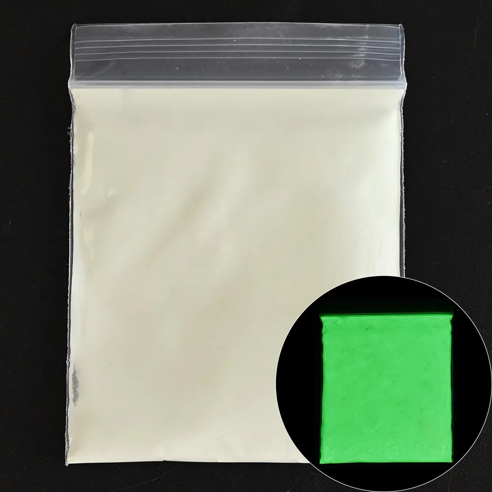 Blue-Green Luminous Nail Powder