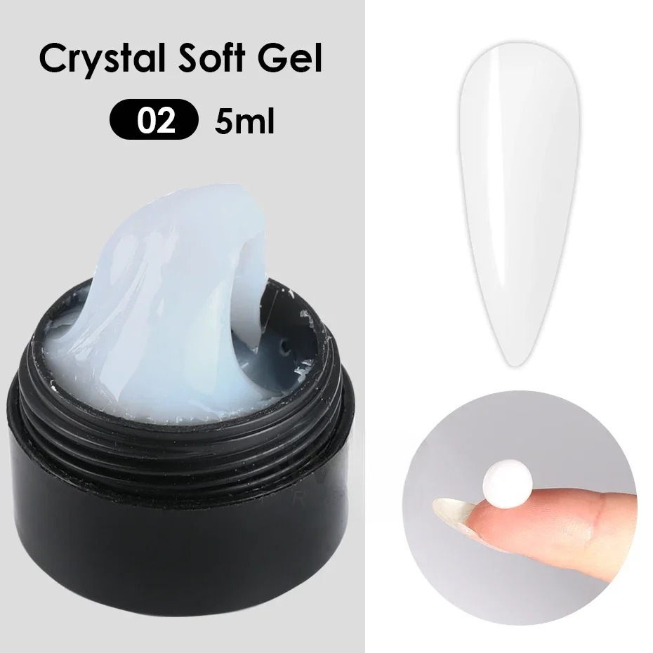 Crystal Soft Solid Extension Nail Gel