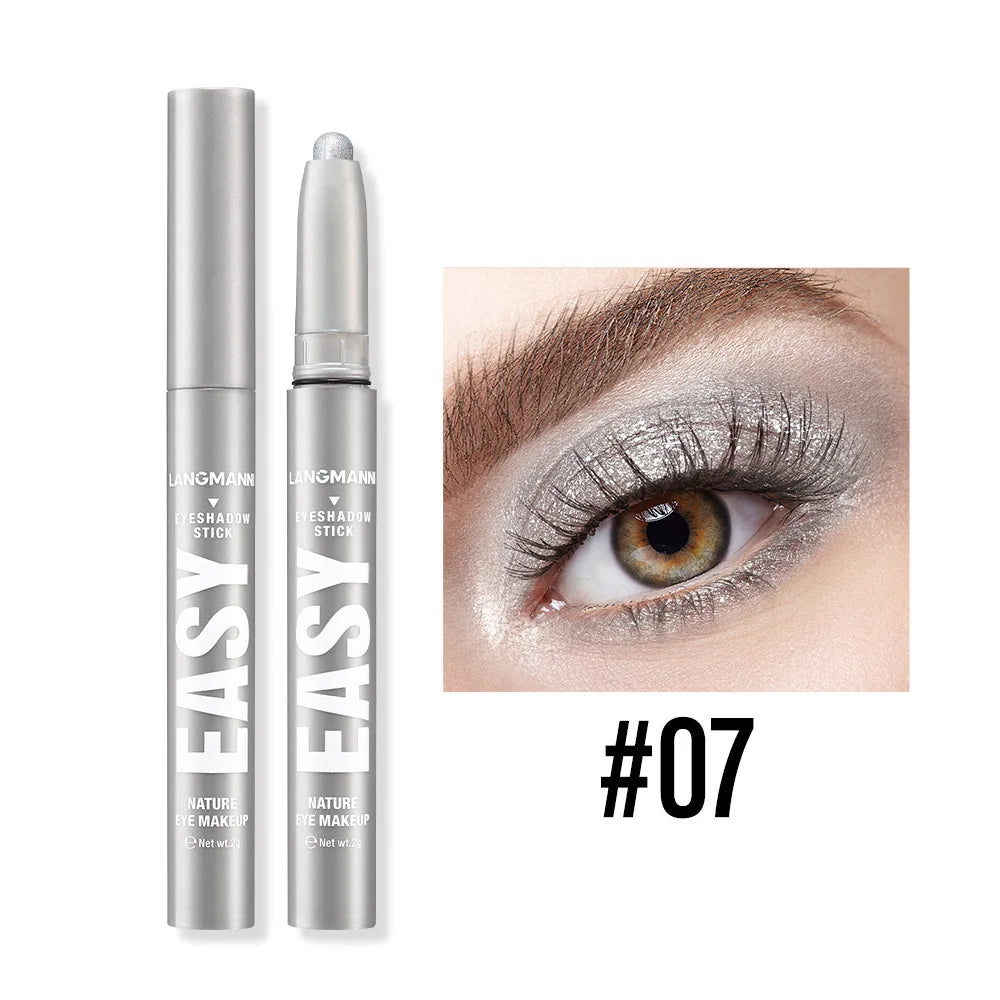 Metallic Grey-Blue Eyeshadow Stick