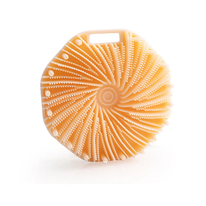 Soft Silicone Bath Brush & Shampoo Massager