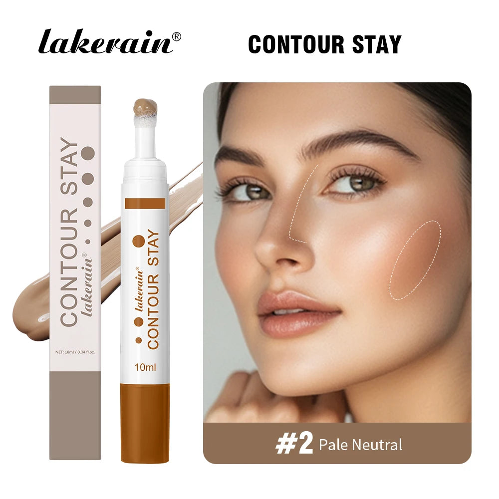 Waterproof 6-Color Liquid Contour Cream Bronzer