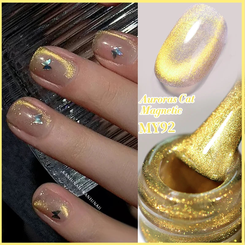 Sparkling Magnetic Cat Eye Gel Polish