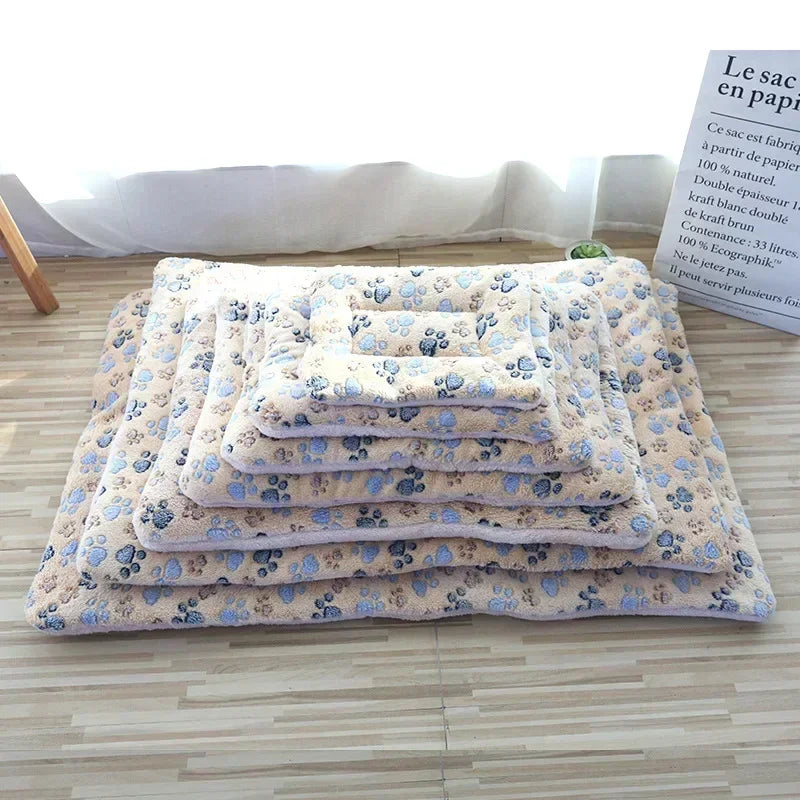 Soft Plush Cat Bed Mats Small Dogs Pet Blanket Cushion