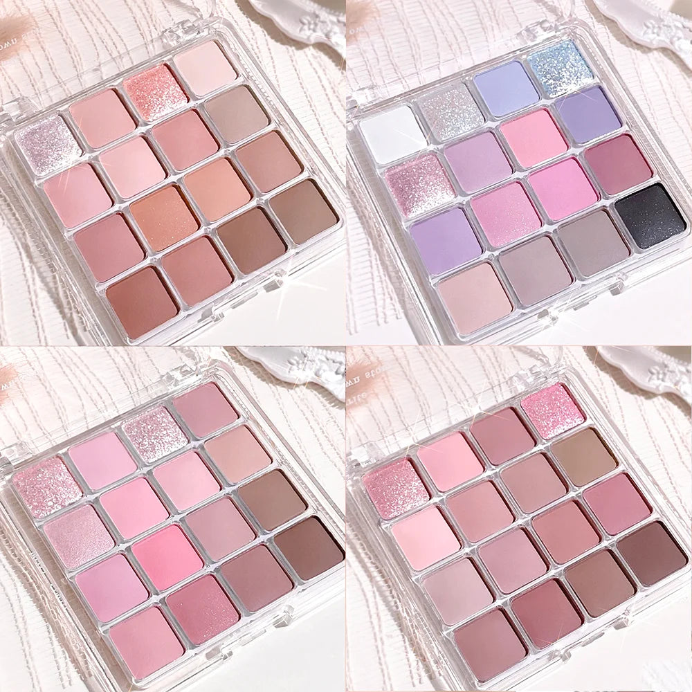 16-Color Sunset Contour and Highlighter Palette