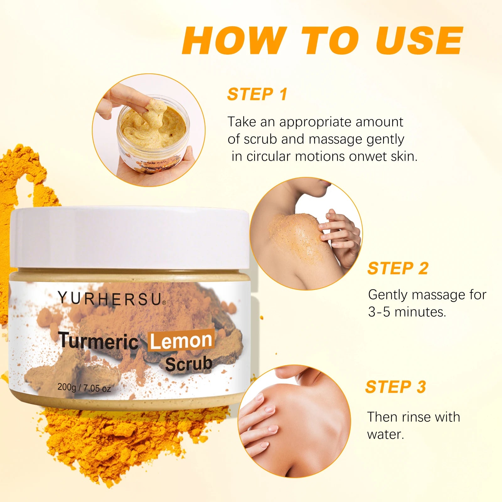 Turmeric Vitamin C Exfoliating Body Scrub