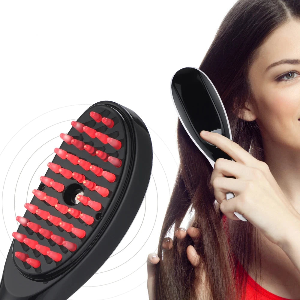 Electric LED Hair Growth Spray Comb