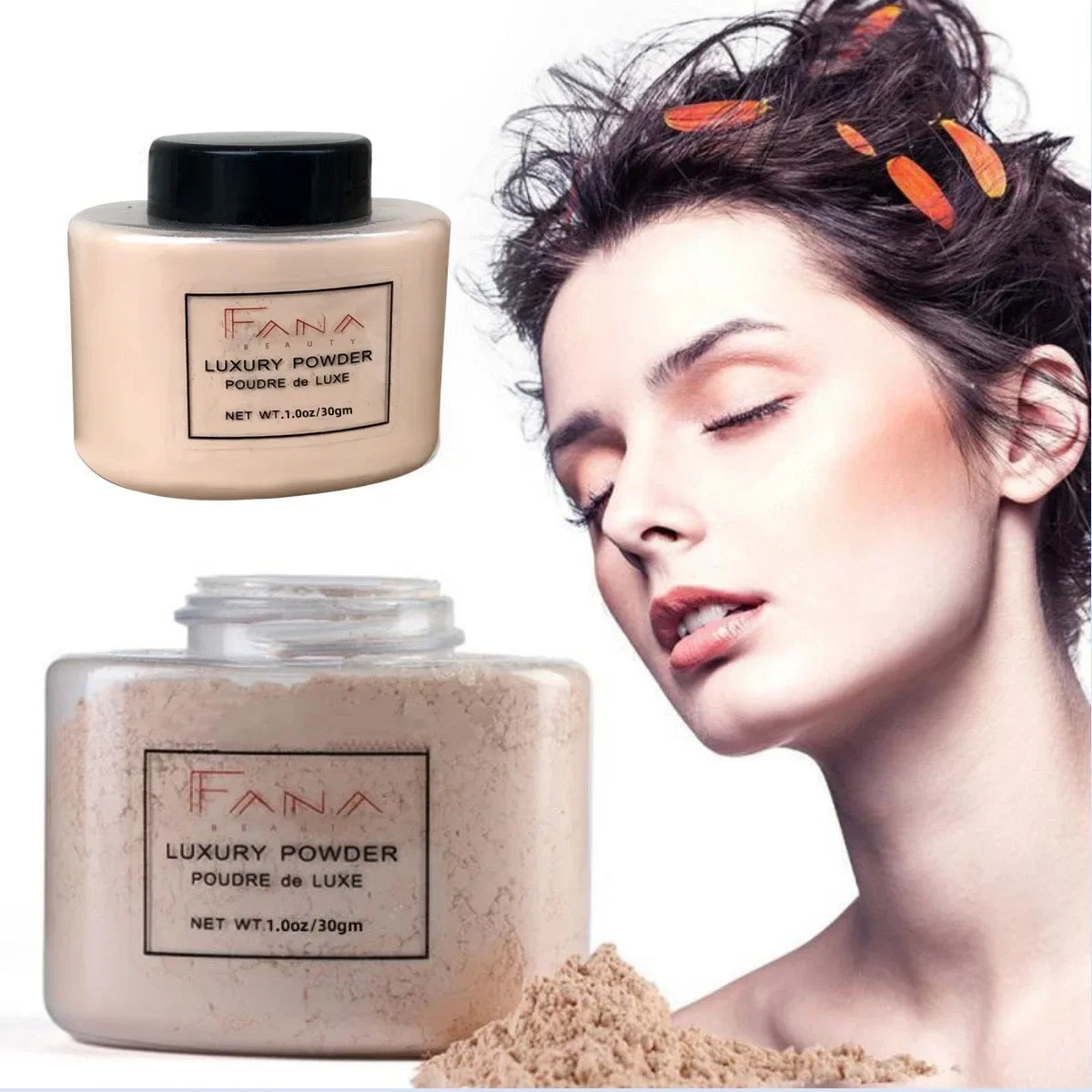 Luxury Four-Color Loose Setting Powder