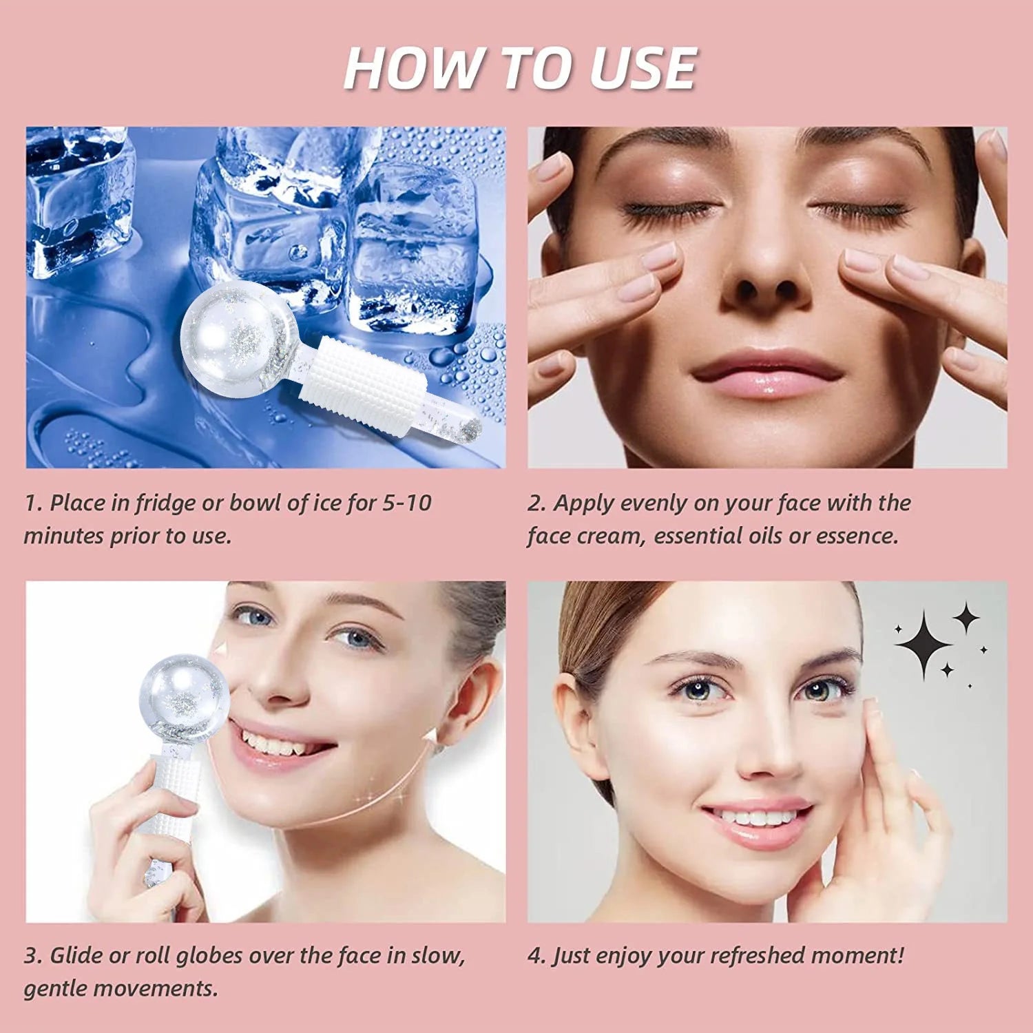 Crystal Ice Facial Massage Ball