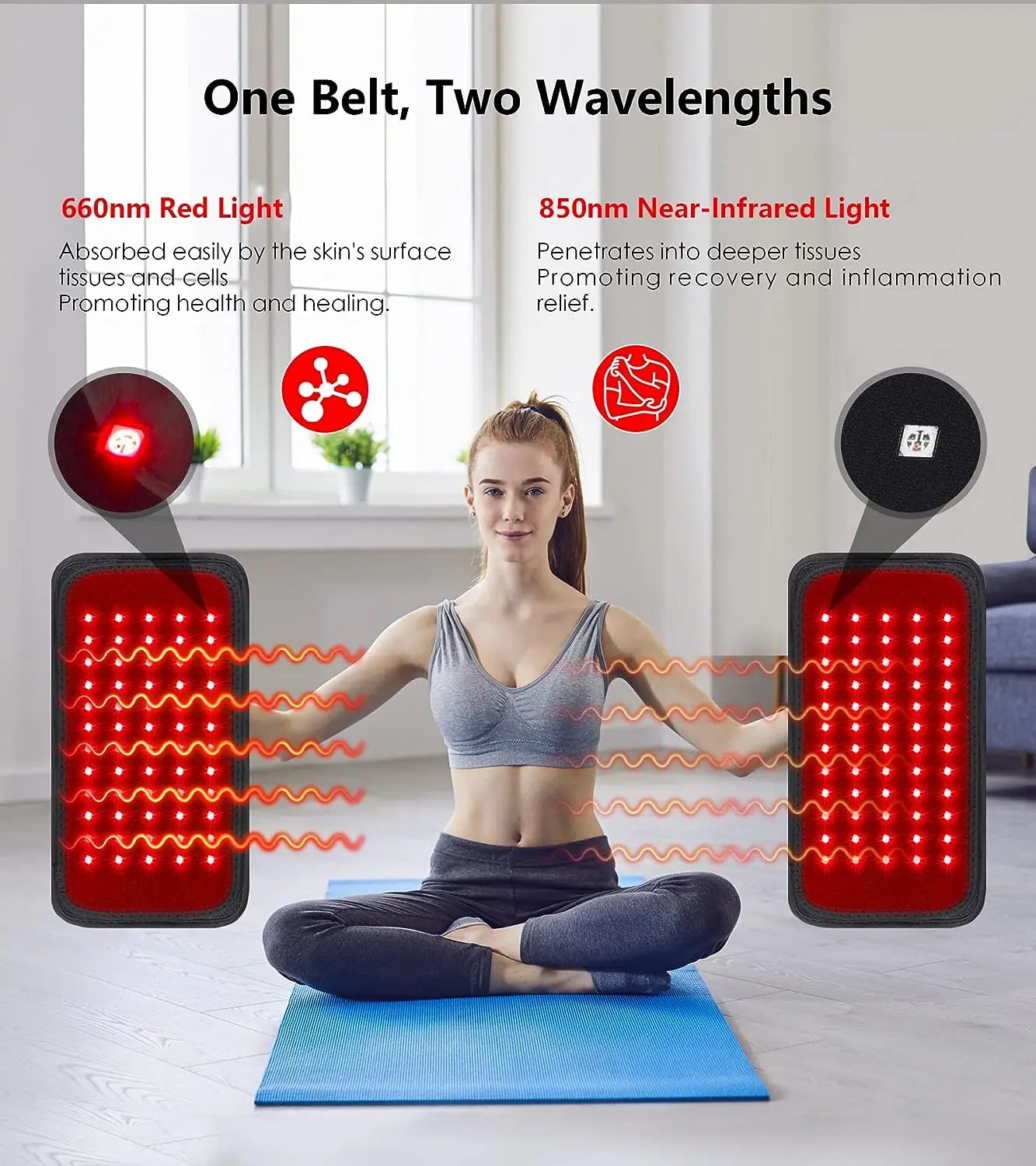 Red and Infrared Therapy Belt