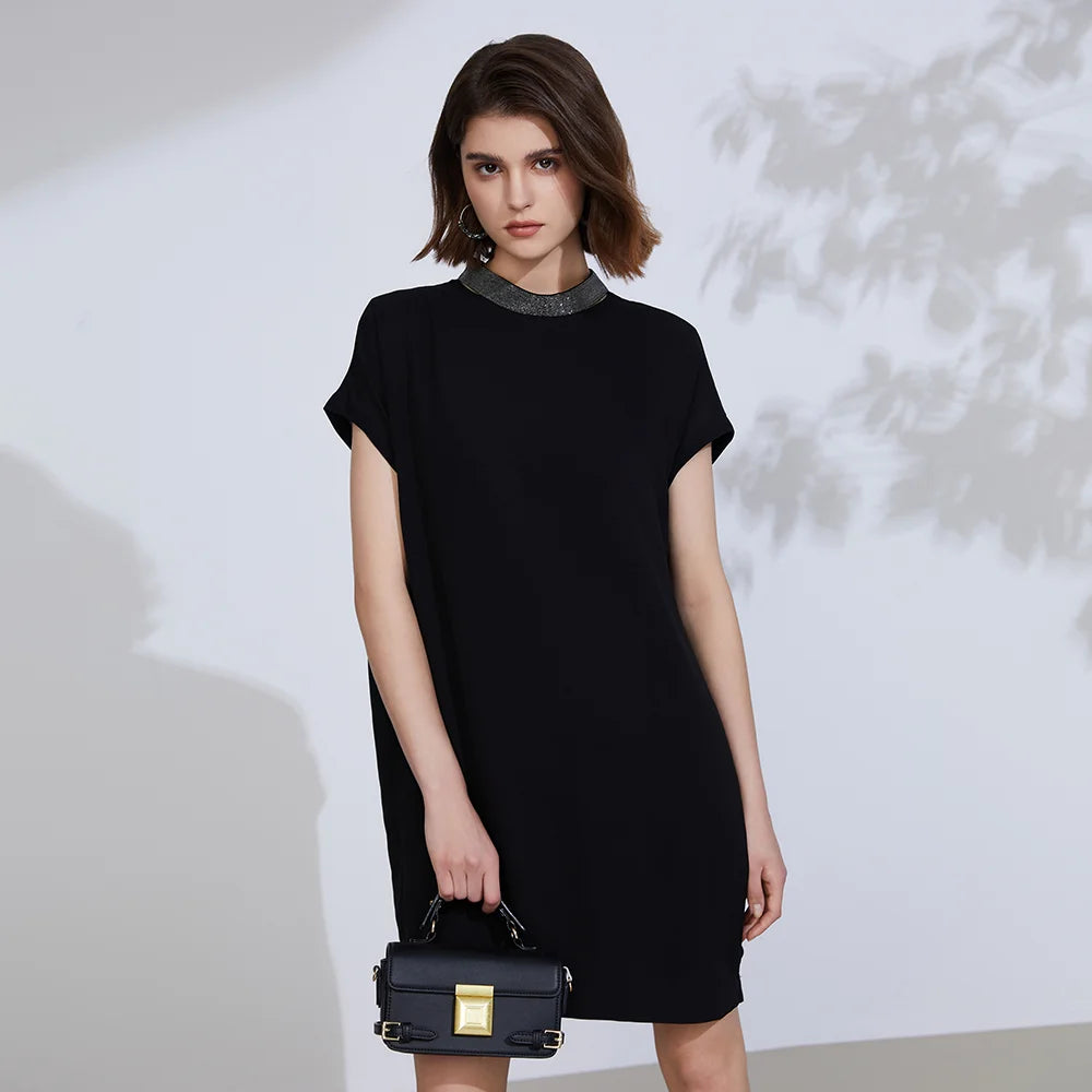 Elegant 100% Silk Summer Dress