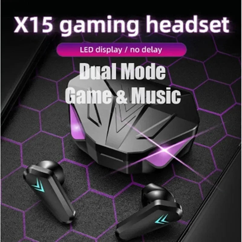 X15 TWS Bluetooth Gamer Earbuds