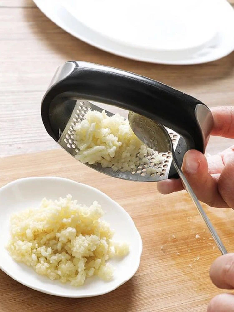 Stainless Steel Garlic Press Kitchen Gadget