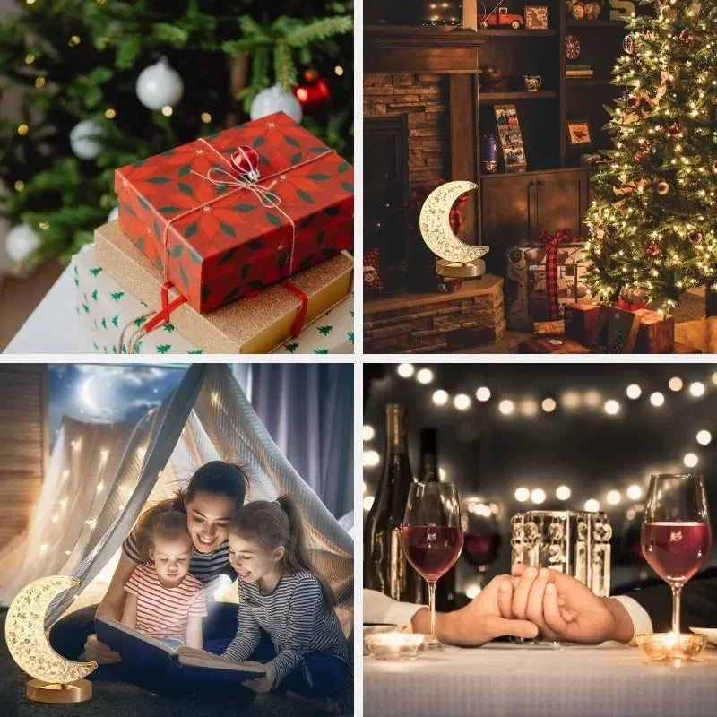 Crystal Touch Moon Lamp