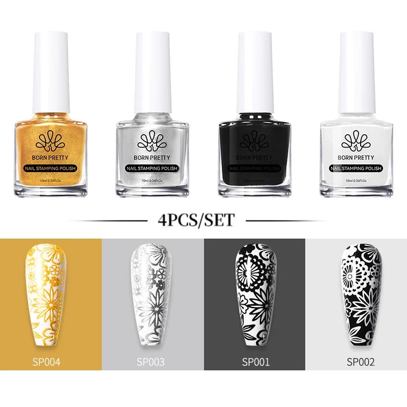 10ml Stamping Nail Polish Set