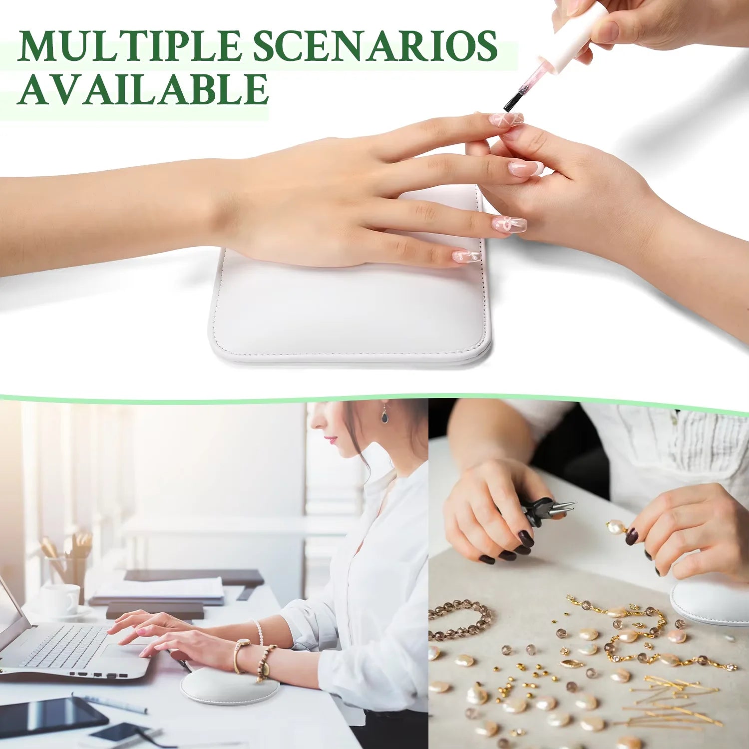 Professional Microfiber Leather Nail Arm Rest