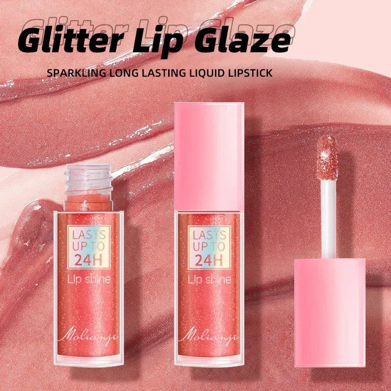 3-Color Mirror Shine Waterproof Lip Gloss
