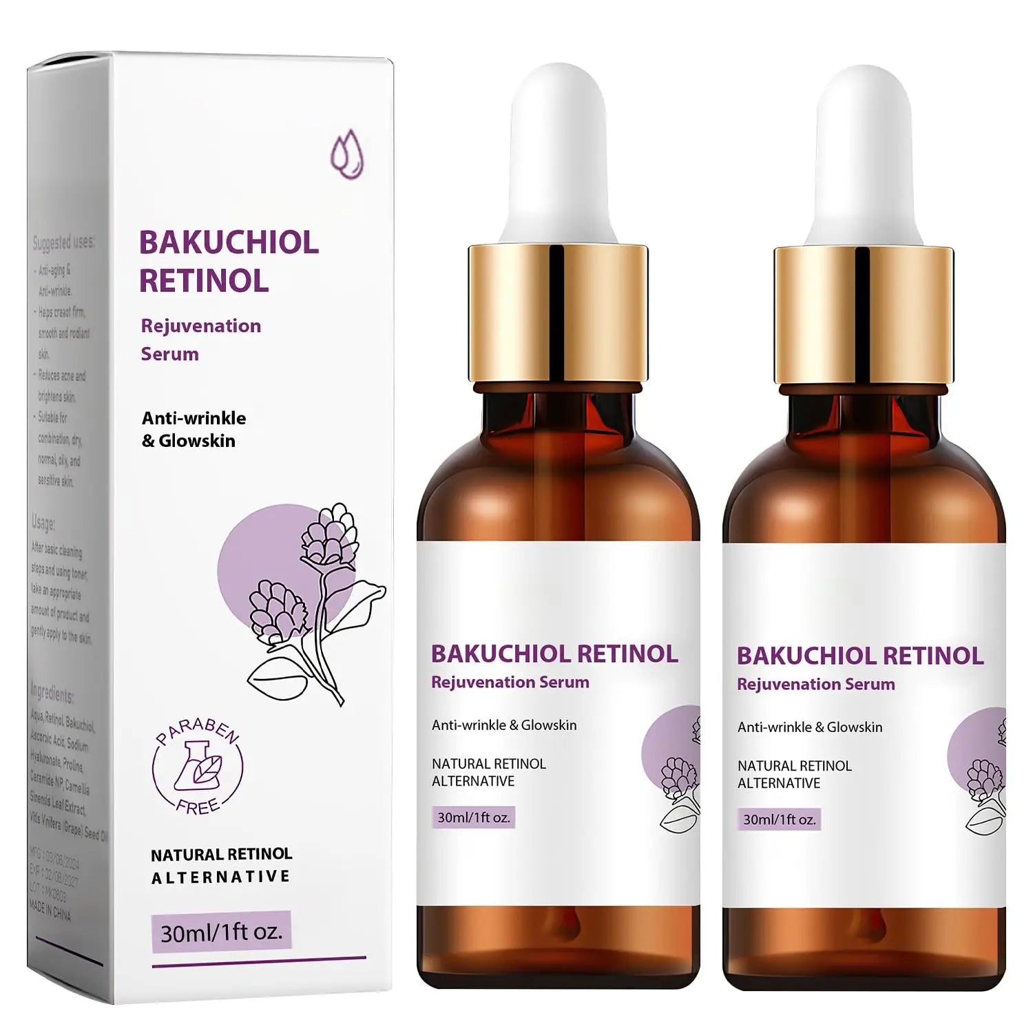 Bakuchiol Natural Retinol Serum