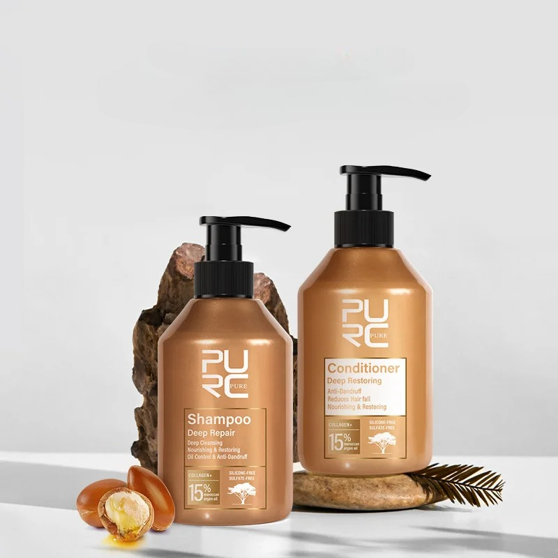 Argan Keratin Shampoo Conditioner Set