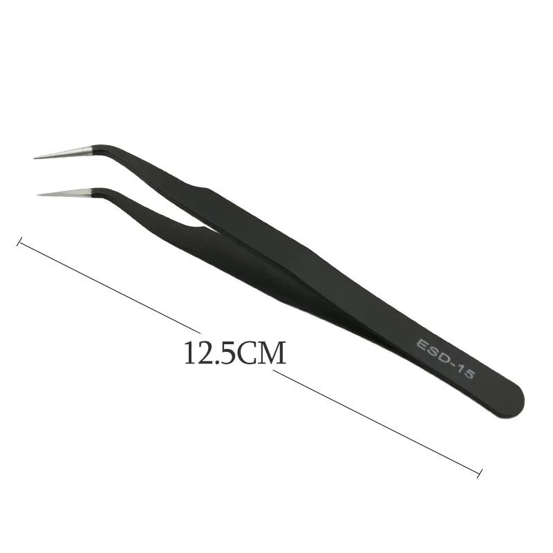 Precision Fiber-Tip Eyelash Tweezers