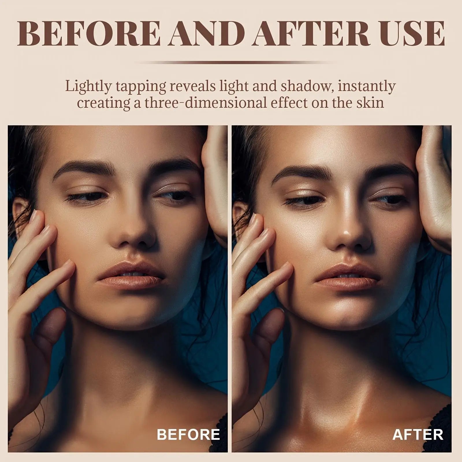 6-Color Deep Glow Highlighter Palette