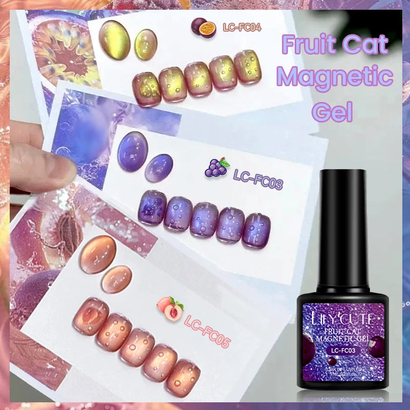 Peach Pink Cat Magnetic Gel Polish