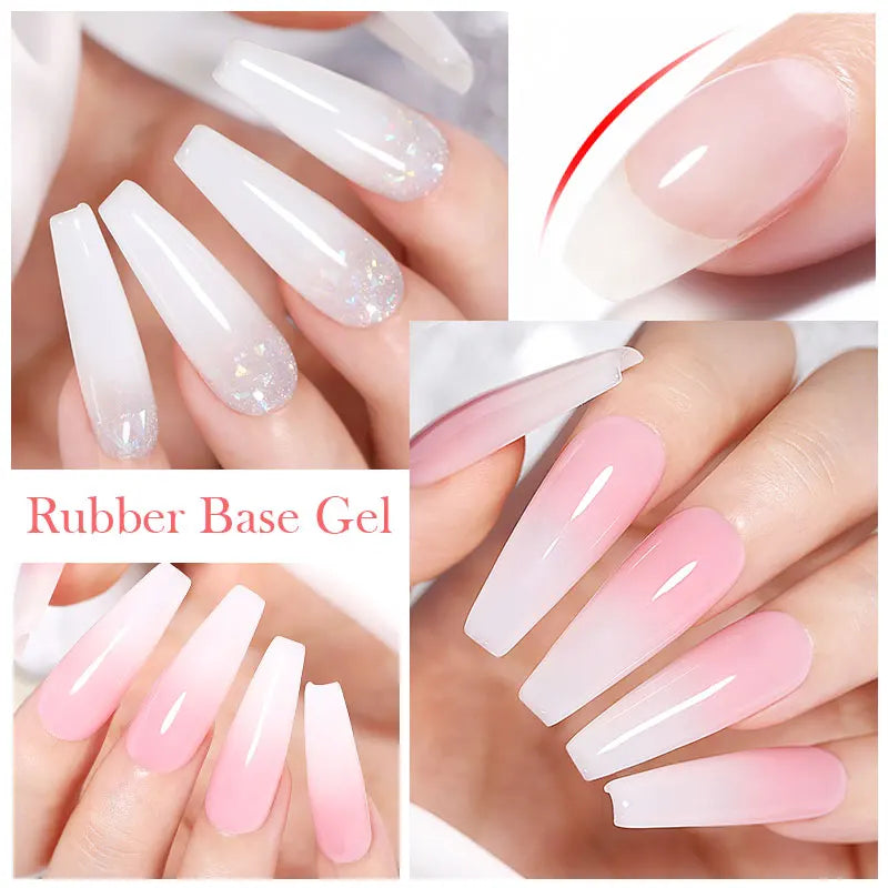 Milky Pink Rubber Base Gel Nail Polish