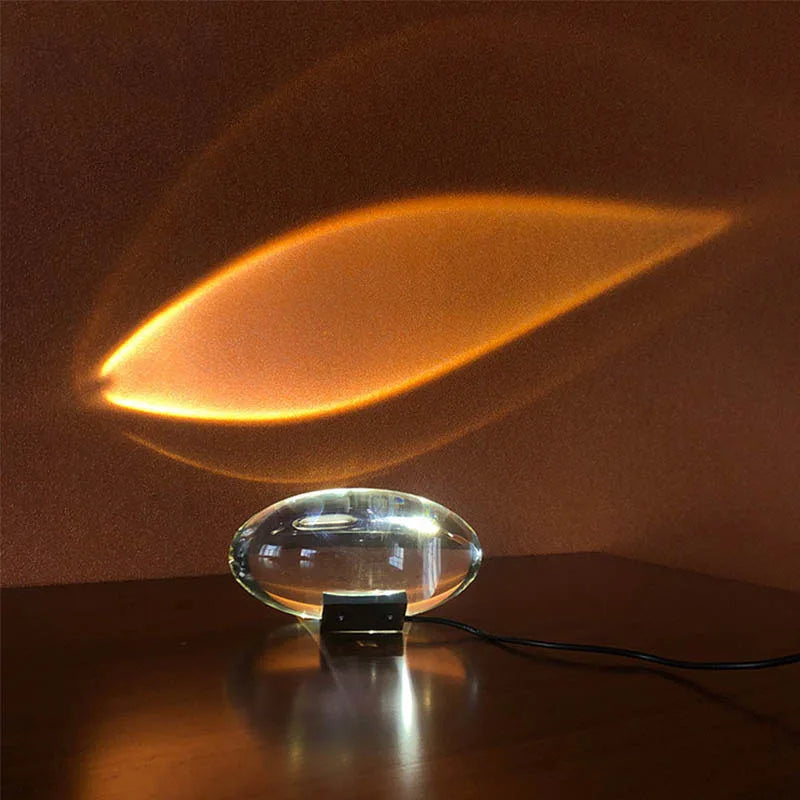 Crystal Eye of the Sky Table Lamp